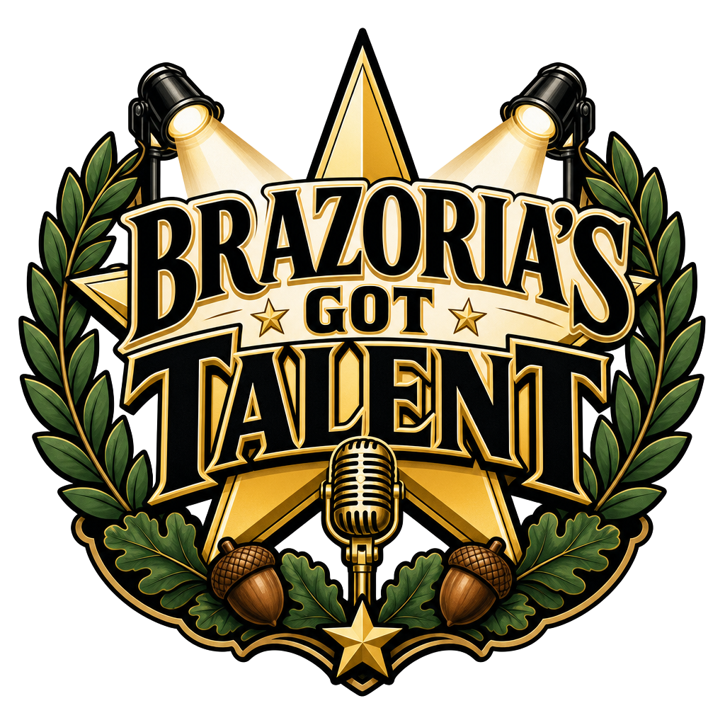 Brazoria's Got Talent logo